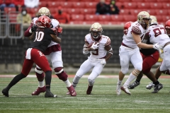 Oct 24, 2020; Louisville, Kentucky, USA;  Florida State Seminoles running back Lawrance Toafili (9) finds a running lane during the first half of play at Cardinal Stadium. Jamie Rhodes-ACC Pool