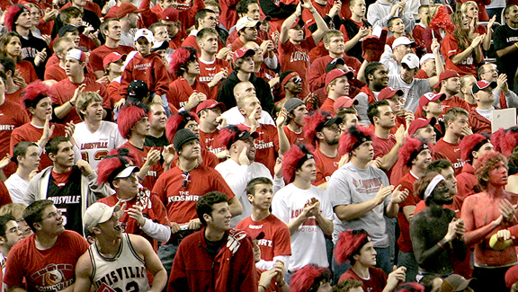 Louisville fans are excited - Photo by UofL Athletics