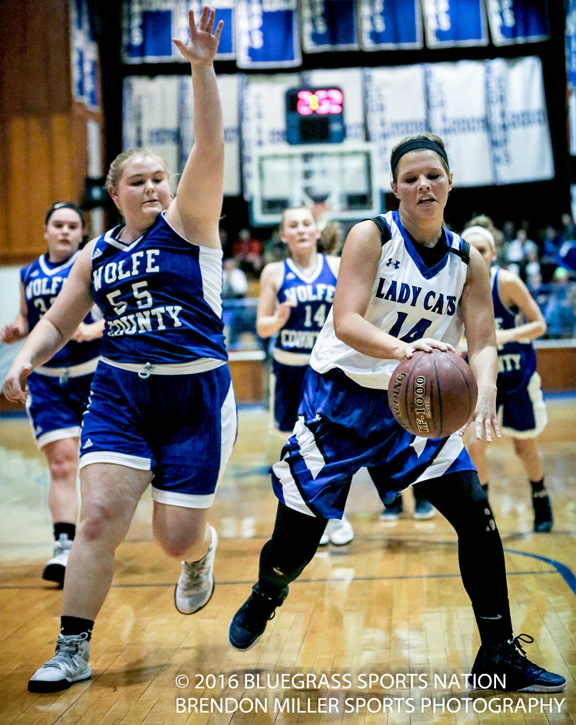 BHS Lady Cats battle Wolfe - Photo by Brendon Miller