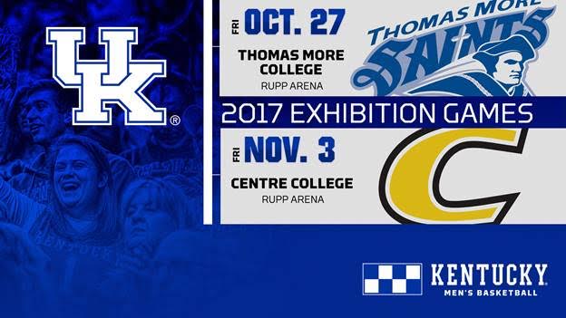 UK adds teams for Exhibition Schedule