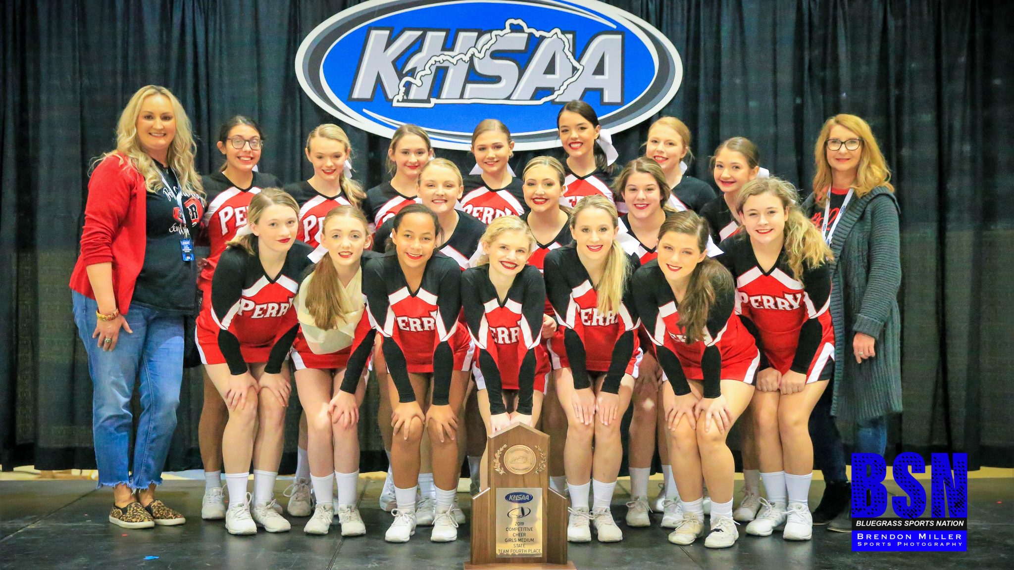 KHSAA Cheer Perry Central 4th in AllGirls Medium Division