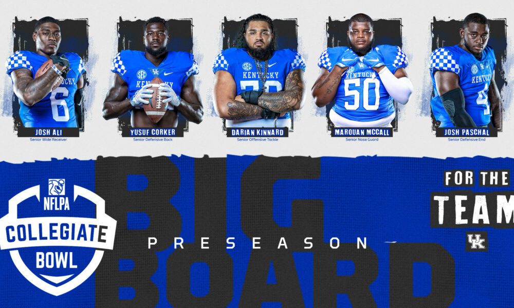 Five Wildcats Named to NFLPA Collegiate Bowl Big Board Bluegrass