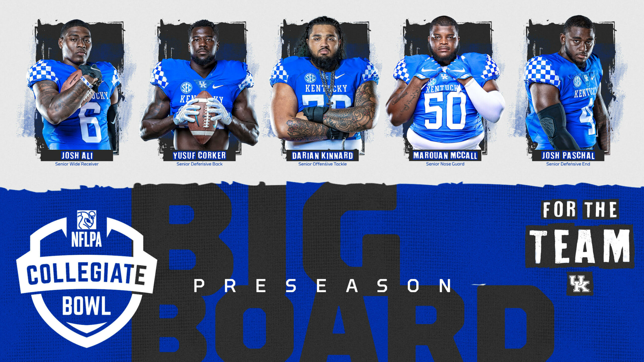 Five Wildcats Named to NFLPA Collegiate Bowl Big Board Bluegrass