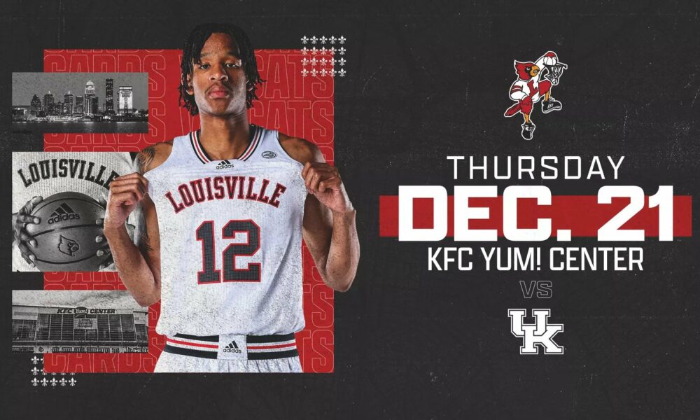 UofL MBB Cards, Cats to Face Off Dec. 21 at KFC Yum! Center