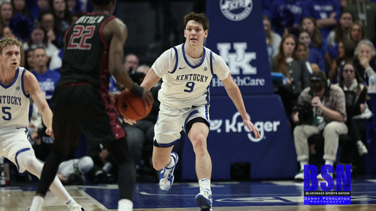 UK's Trent Noah Against N.C. Central (12-9-25) - Photo by Danny Pendleton - Bluegrass Sports Nation