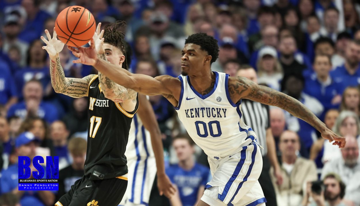UK MBB Against Missouri on 1-7-25 - Photo by Danny Pendleton - Bluegrass Sports Nation