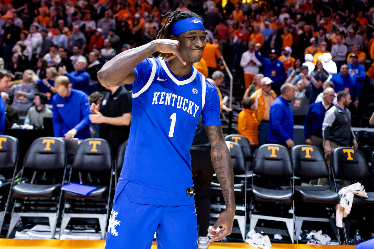 Denzel Aberdeen (1-17-26) - Photo by Chet White - UK Athletics